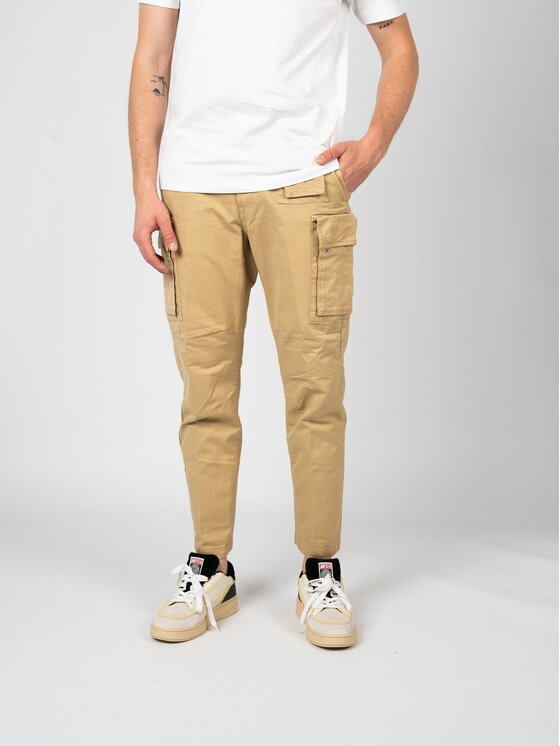 Diesel Diesel Pantaloni di tessuto A06015-RIBAM Marrone Regular Fit