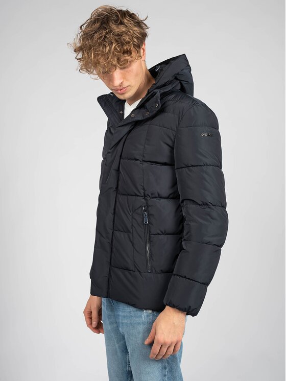Geox Geox Μπουφάν μεταβατικό M0428C T2666 | Hilstone Σκούρο μπλε Regular Fit
