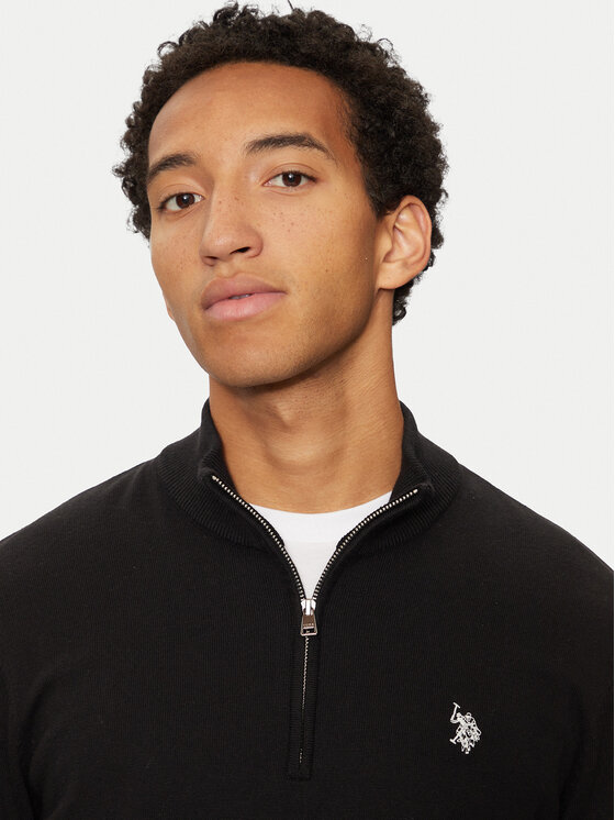 U.S. Polo Assn. U.S. Polo Assn. Sweter MUP2963 Czarny Regular Fit