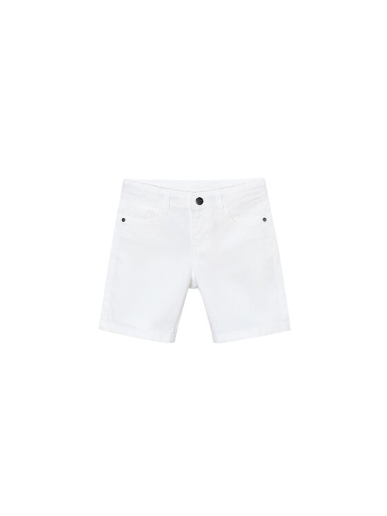 Mayoral Mayoral Pantaloncini di tessuto 204 Bianco Regular Fit