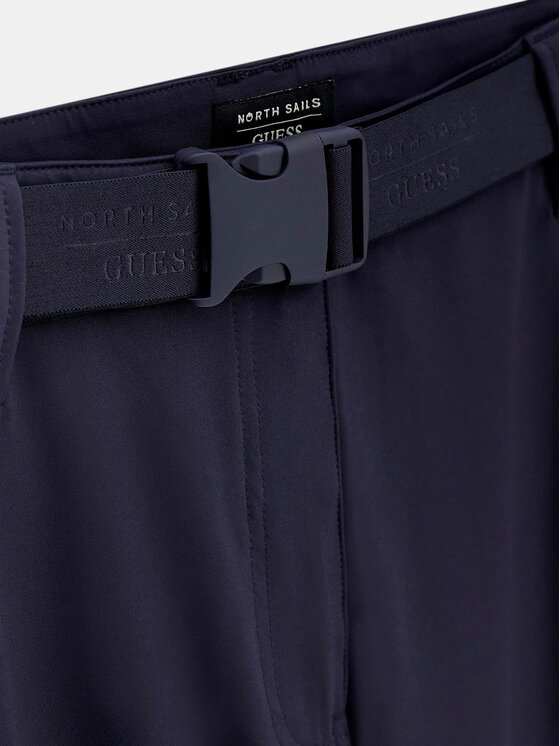 Guess Guess Spodnie materiałowe 182472 Niebieski Slim Fit