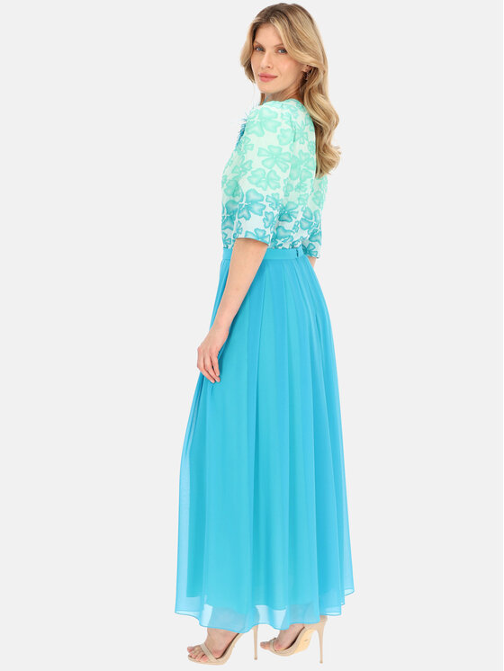 L’AF L’AF Spódnica maxi Ida Niebieski Regular Fit