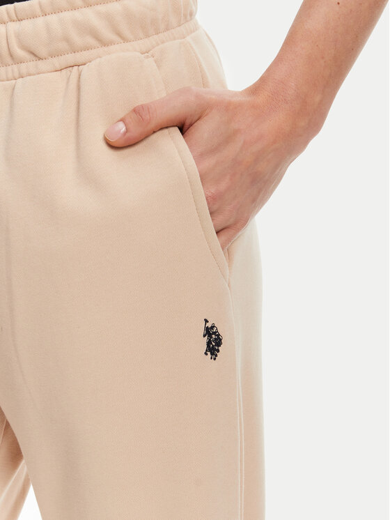 U.S. Polo Assn. U.S. Polo Assn. Долнище анцуг WUP1513 Бежов Regular Fit