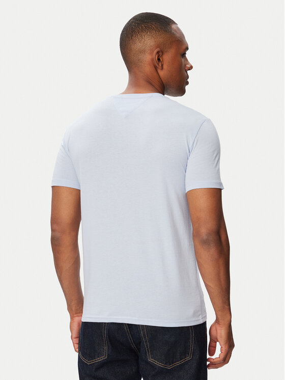 Tommy Jeans Tommy Jeans T-shirt Jaspe DM0DM20363 Azzurro chiaro Slim Fit