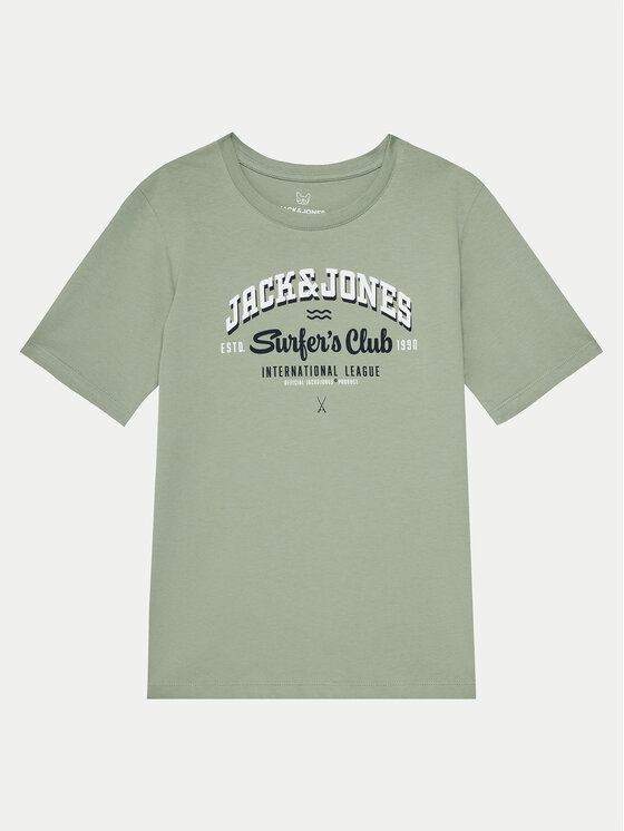 Jack & Jones Junior Jack & Jones Junior Komplet t-shirt majic﻿ JJelogo Tee Ss O-Neck 12278395 Pisana Regular Fit