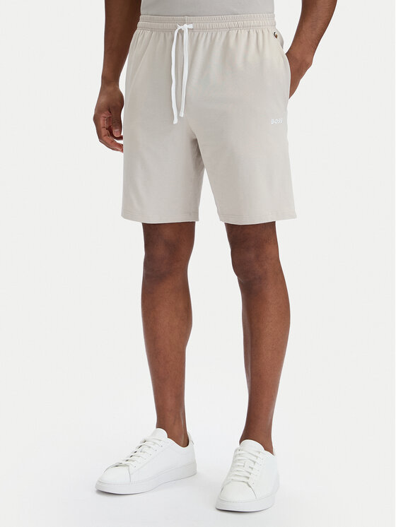 BOSS BOSS Спортивні шорти Mix&Match 50515314 Світло-бежевий Regular Fit