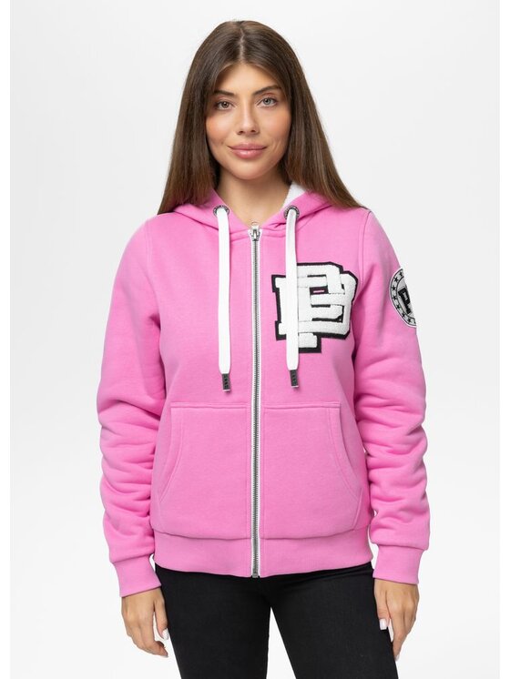 PITBULL PITBULL Bluza RUFFINA PB Różowy Regular Fit
