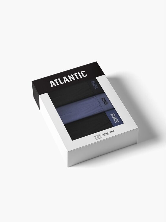 Atlantic Atlantic Bokserki Long Leg Czarny