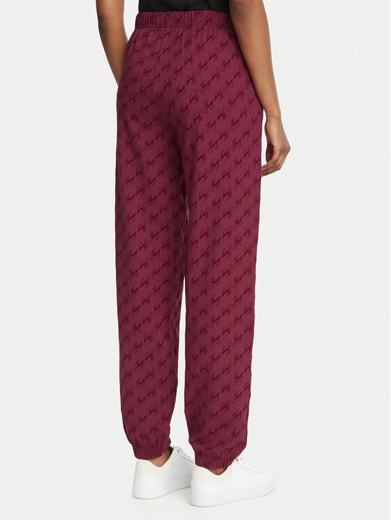 HUGO HUGO Spodnie dresowe Flokky 50566682 Czerwony ciemny Regular Fit
