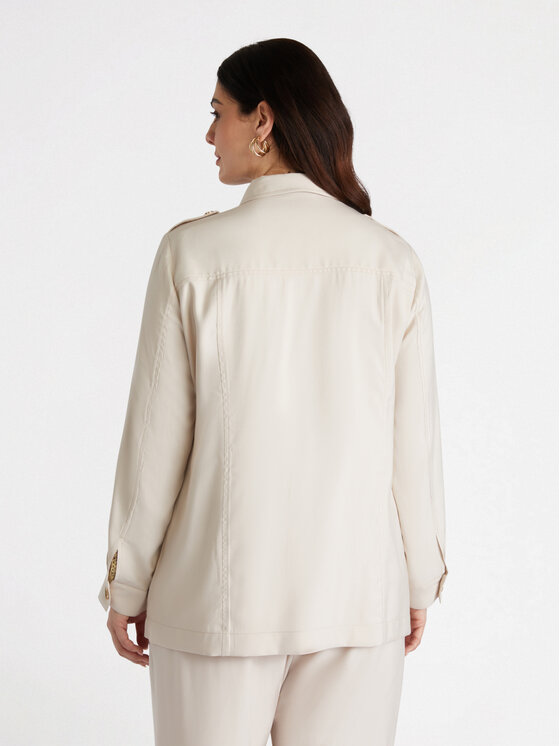 Fiorella Rubino Fiorella Rubino Camicia 5040T001266N002 Écru Regular Fit