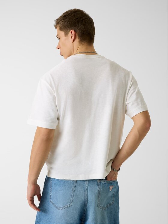 Guess Jeans Guess Jeans T-Shirt 181945 Bílá Classic Fit