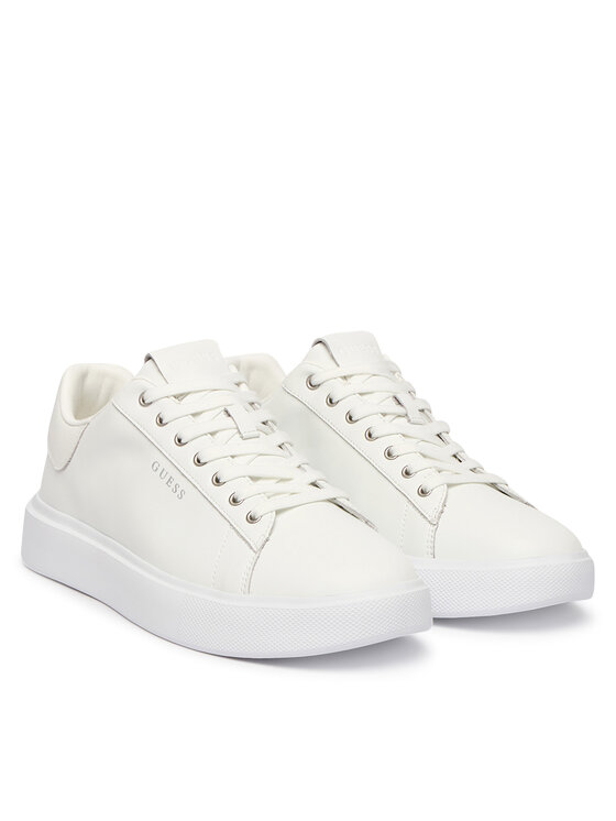 Guess Guess Sneakersy FMJAVI LEA12 Biela