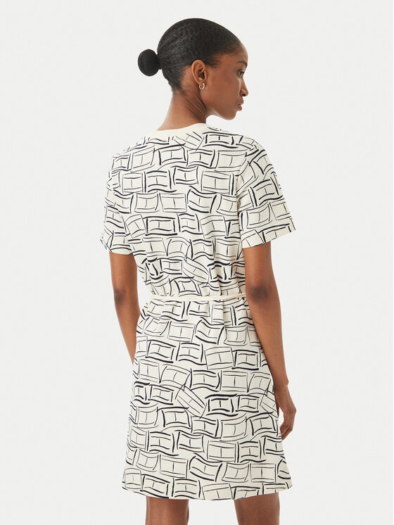 Tommy Hilfiger Tommy Hilfiger Vestito da giorno WW0WW49772 Beige chiaro Regular Fit