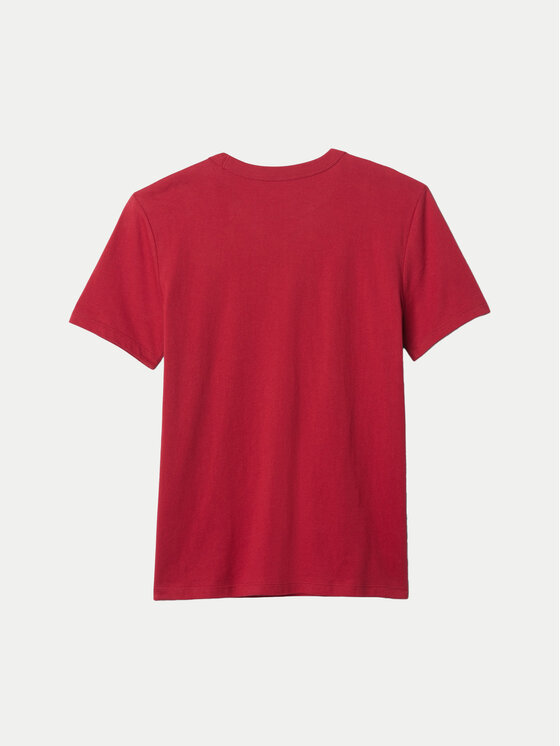 Gap Gap Футболка 605364 Бордовий Regular Fit