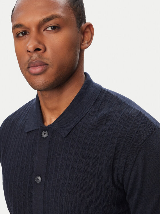 BOSS BOSS Camicia Amicino 50558725 Blu scuro Regular Fit