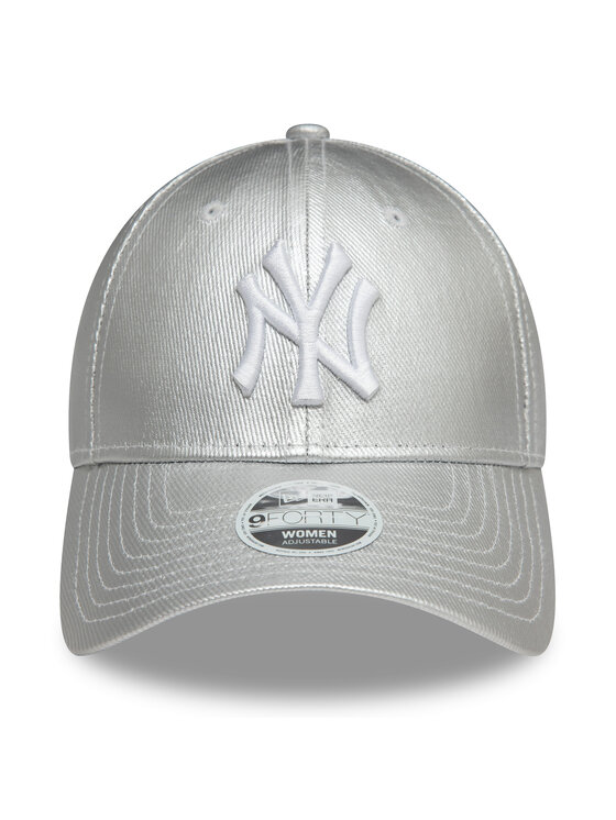 New Era New Era Cepure ar nagu New York Yankees Met Denim 9Forty 60595374 Sudraba