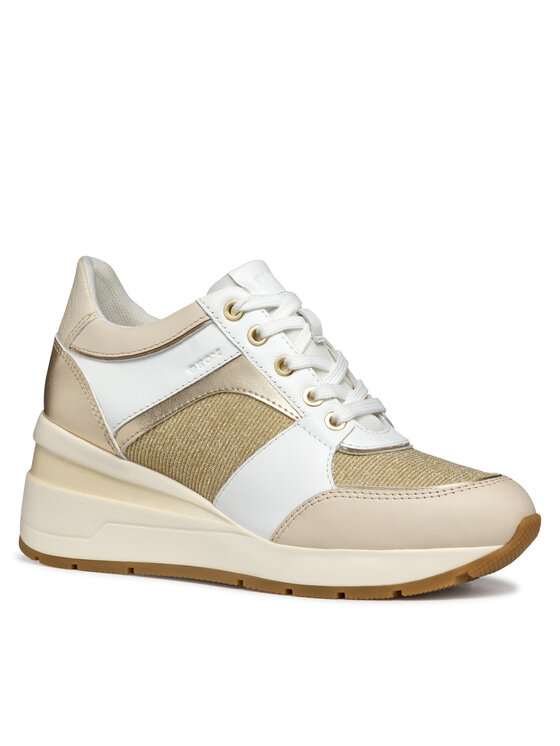 Geox Geox Tenisice D Zosma D558LA 085LY C1327 Zlatna