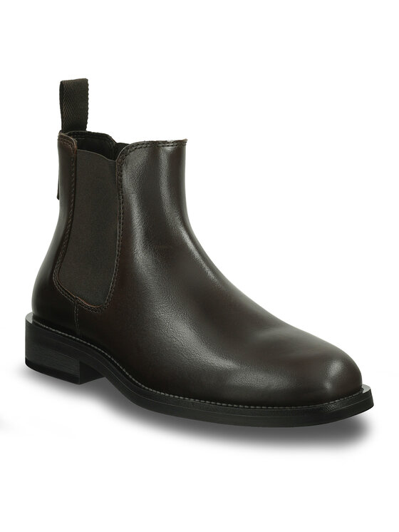 Gant Gant Kotníková obuv s elastickým prvkem 29651754 Hnědá