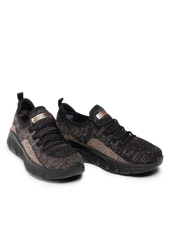 Skechers Skechers Αθλητικά BOBS SPORT Fall Sparks 117113/BKGD Μαύρο