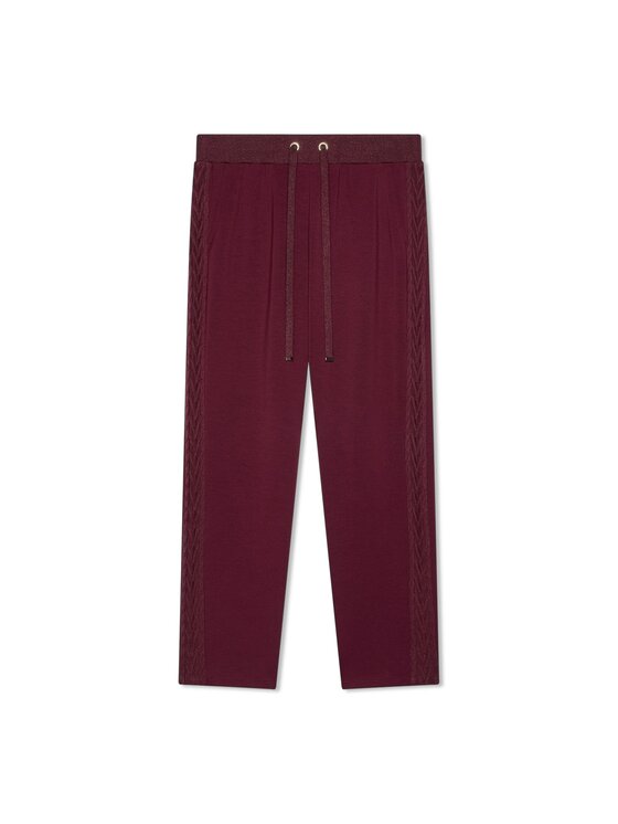 Fiorella Rubino Fiorella Rubino Pantaloni di tessuto P886L002548N036 Bordeaux Regular Fit