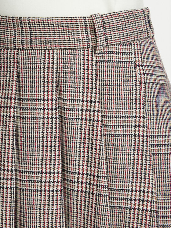 Tommy Hilfiger Tommy Hilfiger Plisseeseelik WW0WW52233 Tumebeež A-Line Fit