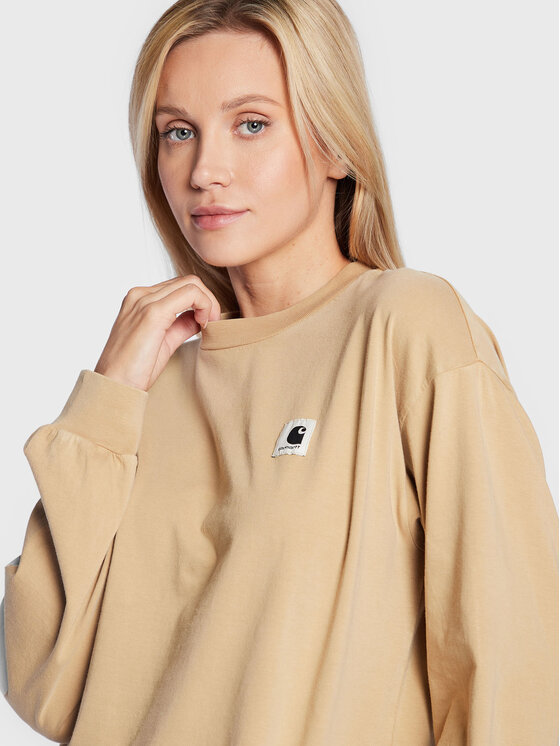 Carhartt WIP Carhartt WIP Μπλουζάκι Nelson I029962 Μπεζ Regular Fit