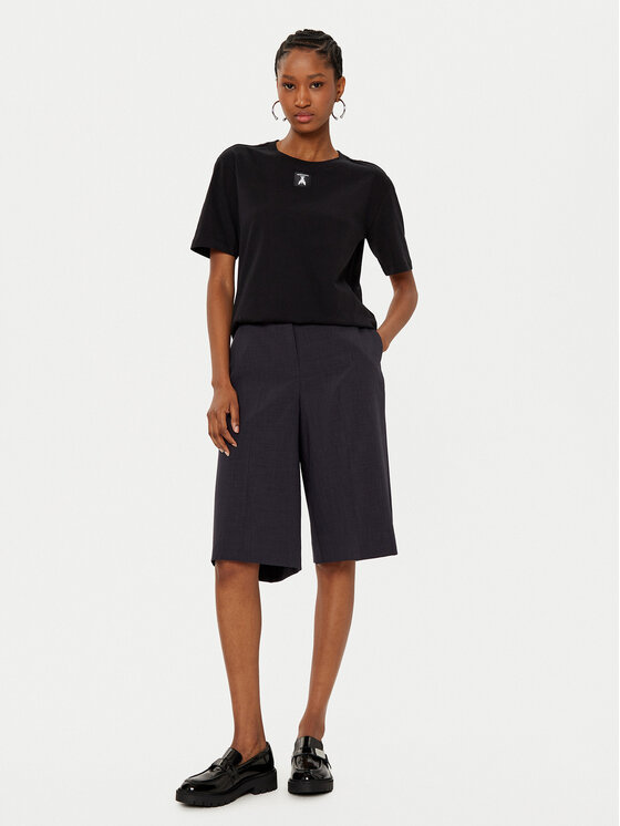 Patrizia Pepe Patrizia Pepe Тишърт 8M1612/J089-K103 Черен Regular Fit