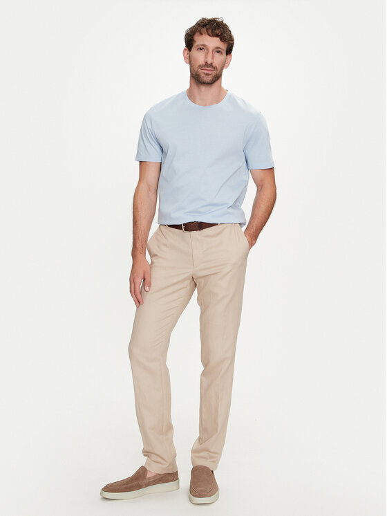BOSS Boss T-Shirt Tessler 150 50468395 Błękitny Slim Fit