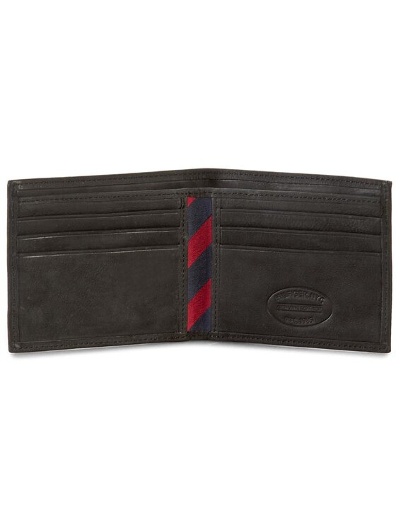 Tommy Hilfiger Tommy Hilfiger Große Herren Geldbörse Johnson Mini Cc Wallet AM0AM00663 Schwarz