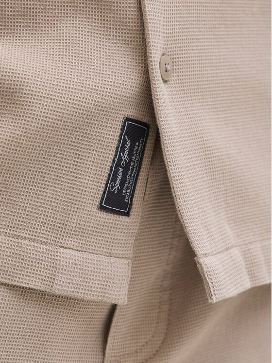 Jack & Jones Jack & Jones Marškiniai Global 12295551 Smėlio Relaxed Fit