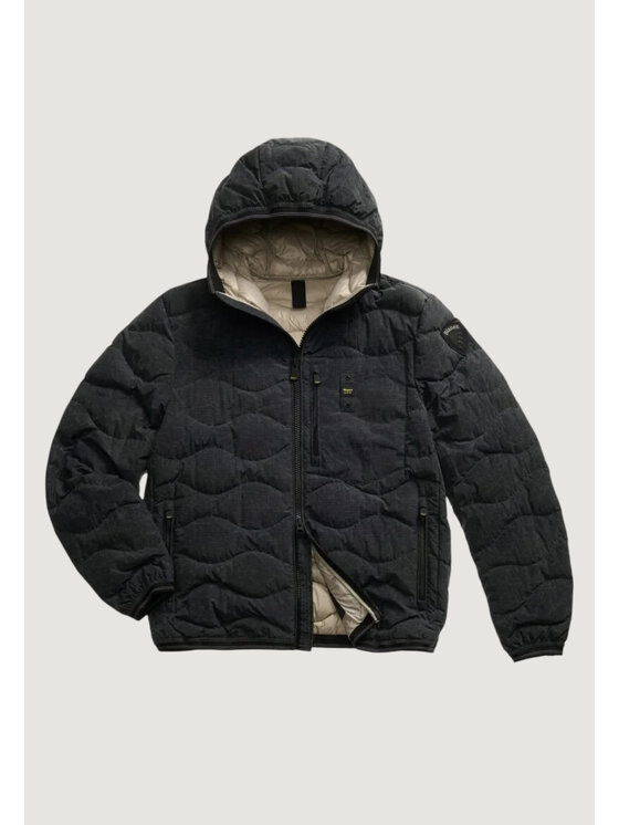 Blauer Blauer Giubbotto piumino WAVE Nero Egg Fit