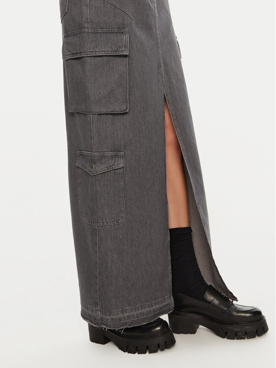 Patrizia Pepe Patrizia Pepe Gonna di jeans 8G0415/D080-S684 Grigio Regular Fit