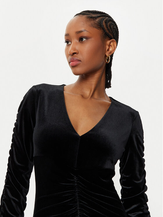 Guess Guess Koktejlové šaty W5RK30 KCM62 Černá Bodycon Fit