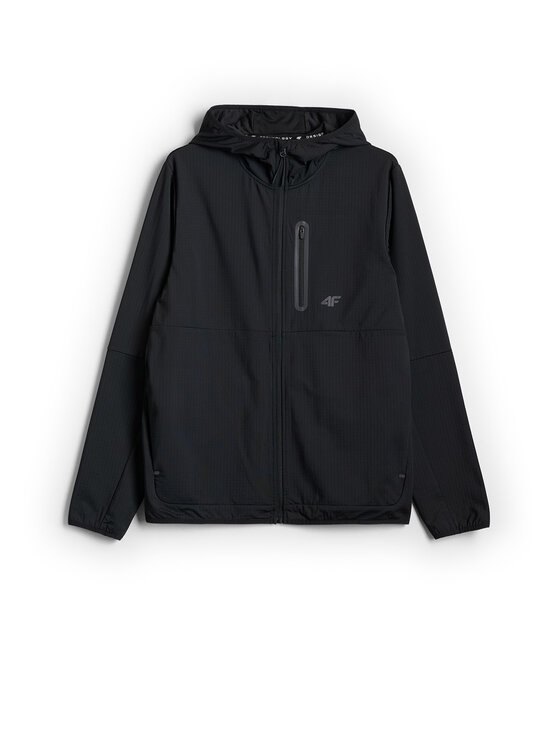 4F 4F Bluza TREKKING Czarny Regular Fit