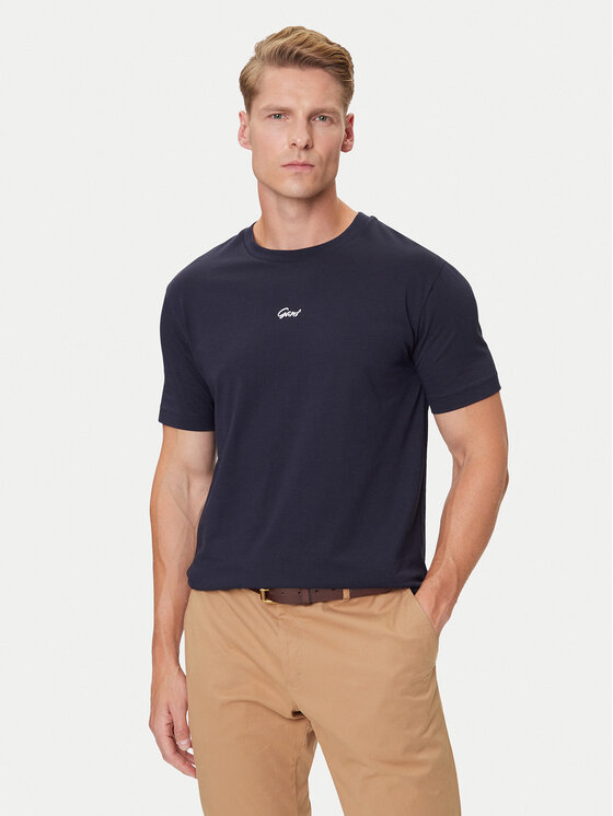 Gant Gant T-krekls Small Graphic 2003343 Tumši zils Regular Fit