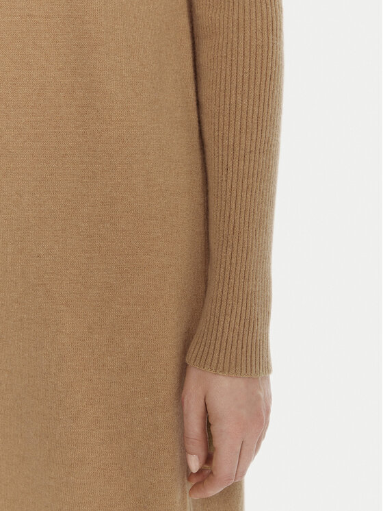 United Colors Of Benetton United Colors Of Benetton Kötött ruha 1044DV02C Bézs Relaxed Fit