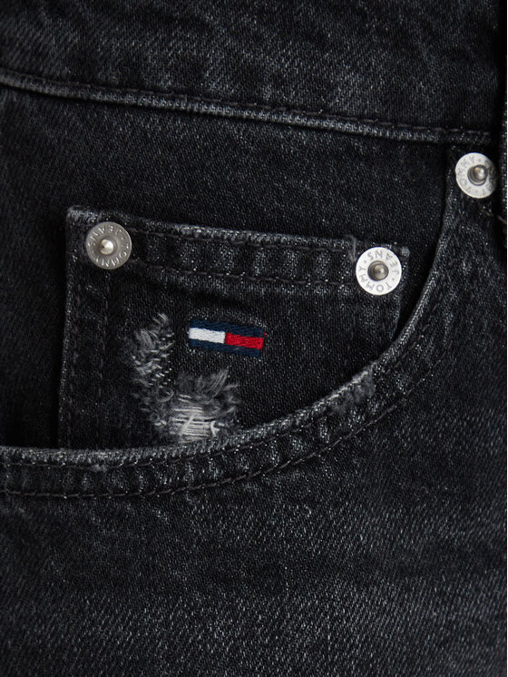 Tommy Jeans Tommy Jeans Jeansshorts DW0DW22687 Schwarz Regular Fit