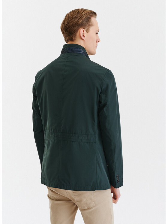 Pako Lorente Pako Lorente Kurtka przejściowa P20SF-5X-009 Zielony Classic Fit