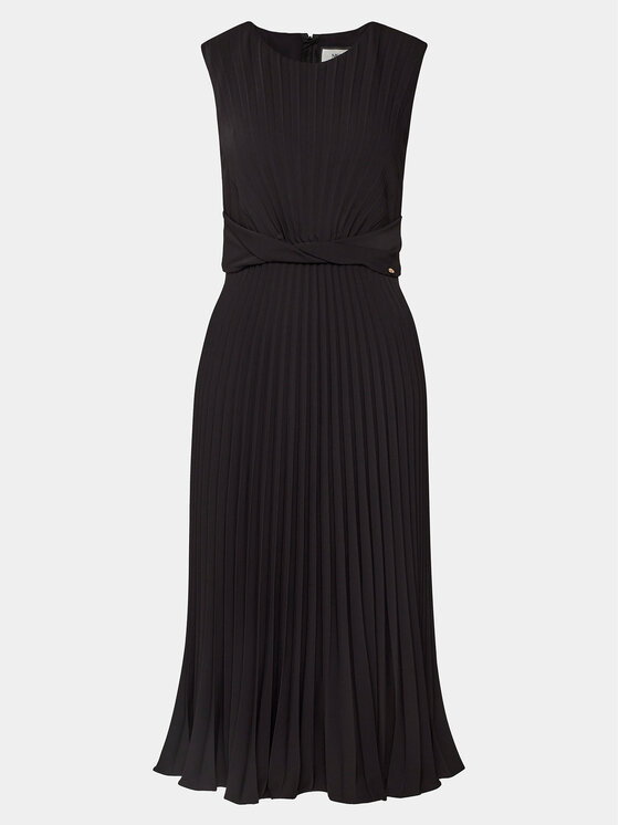 Nissa Nissa Sukienka koktajlowa RZ14841 Czarny Regular Fit
