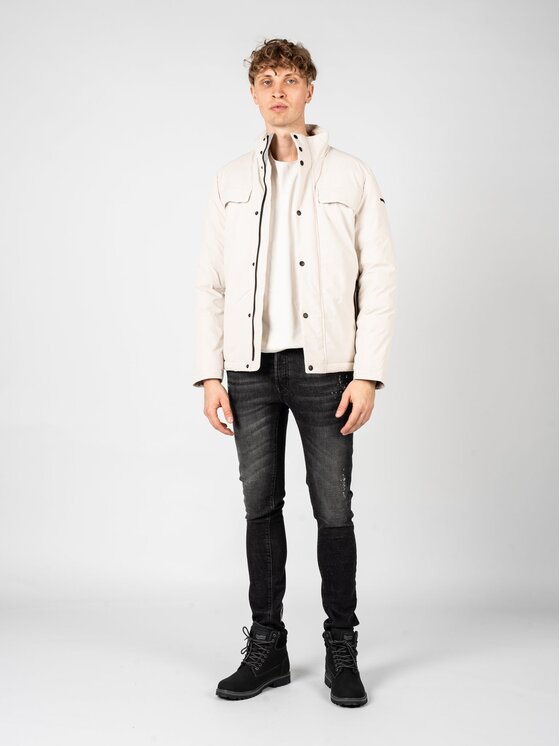 Geox Geox Kurtka przejściowa M2628L T2953 Écru Regular Fit