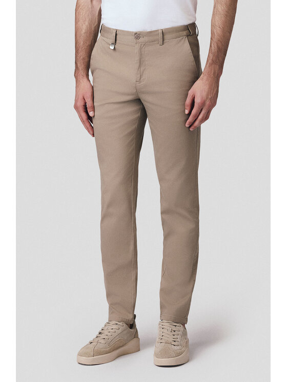 Lancerto Męskie Chinosy, rozmiar 36/34, Beżowe, Mikkeli SP082125000005