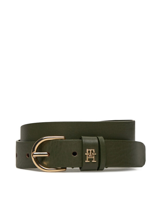 Tommy Hilfiger Ceinture femme AW0AW16798 Kaki Modivo
