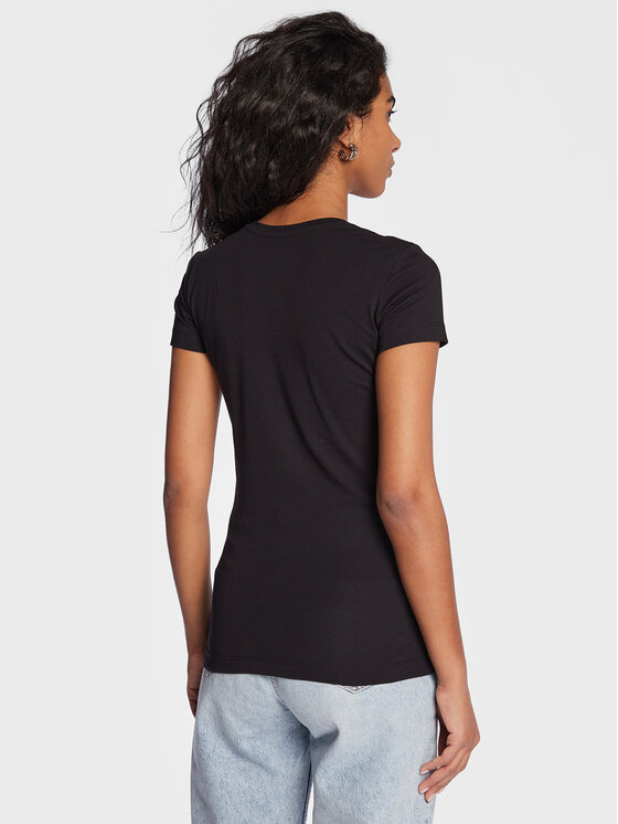 T-shirt W3RI50 J1314 Nero Slim Fit