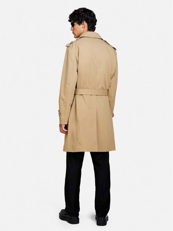 Sisley Sisley Trench 21ZHSN02Z Bež Regular Fit