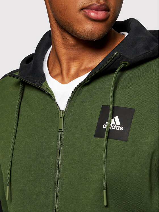 Felpa Must Haves Stadium GM6344 Verde Regular Fit
