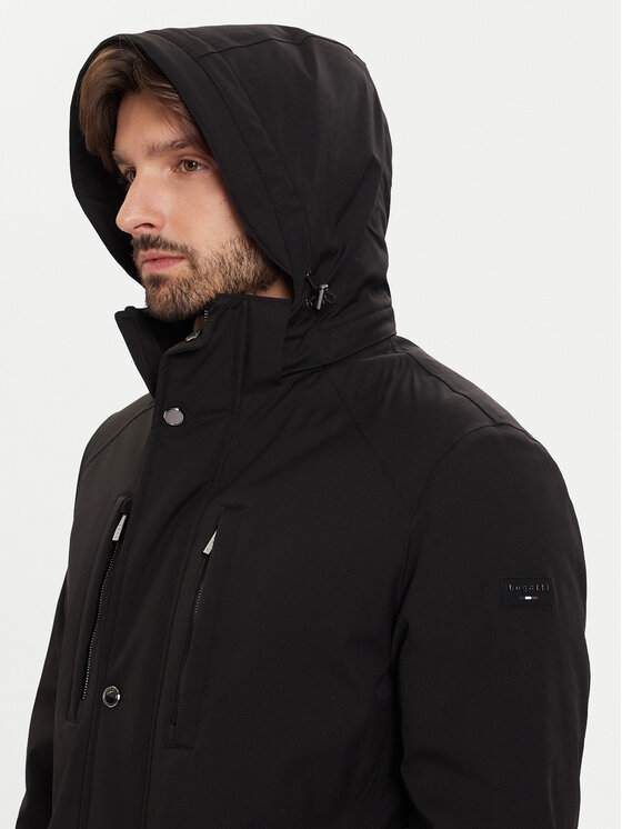 Bugatti Bugatti Winterjacke 874113-81042 Schwarz Regular Fit