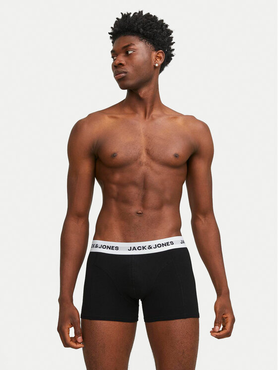 Jack & Jones Jack & Jones Set od 5 pari bokserica 12254366 Crna