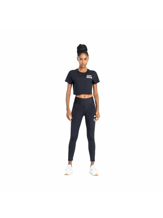 LaBellaMafia LaBellaMafia Top LABELLAMAFIA CROPPED GO ON BLACK Czarny Regular Fit