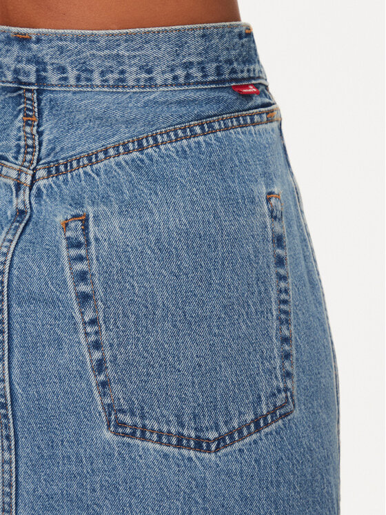 Levi's® Levi's® Φούστα τζιν Reversible Slit A6082-0000 Μπλε Relaxed Fit