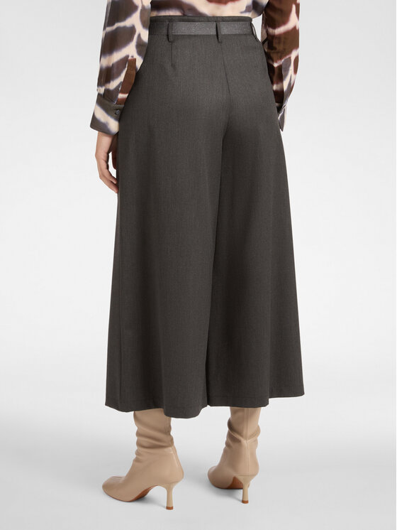 Elena Mirò Elena Mirò Spodnie materiałowe P166P000362N023 Szary Cropp Fit